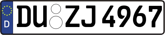 DU-ZJ4967