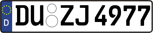 DU-ZJ4977