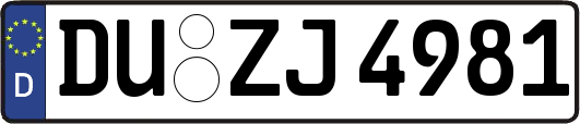DU-ZJ4981