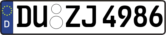 DU-ZJ4986