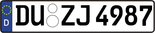 DU-ZJ4987