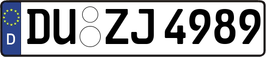 DU-ZJ4989