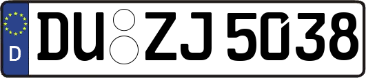 DU-ZJ5038