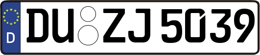 DU-ZJ5039
