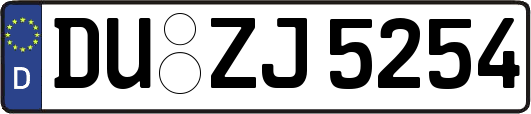 DU-ZJ5254