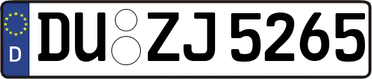 DU-ZJ5265