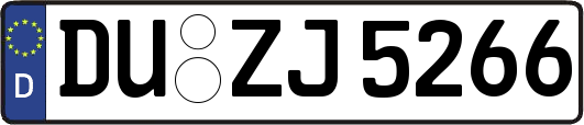 DU-ZJ5266
