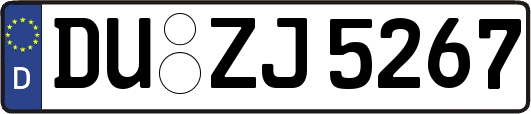 DU-ZJ5267