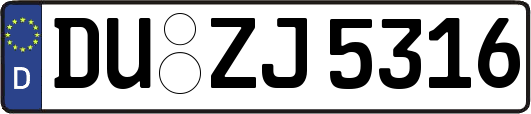 DU-ZJ5316