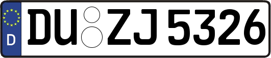 DU-ZJ5326