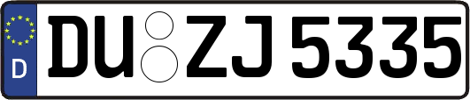 DU-ZJ5335