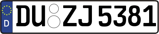 DU-ZJ5381