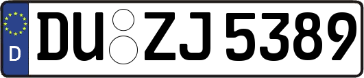 DU-ZJ5389