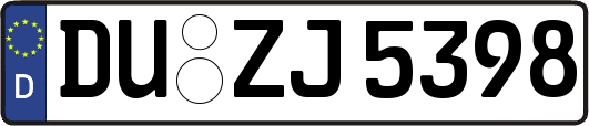 DU-ZJ5398