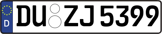DU-ZJ5399