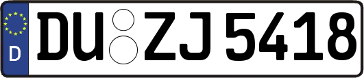 DU-ZJ5418