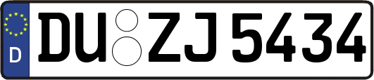 DU-ZJ5434
