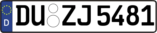DU-ZJ5481
