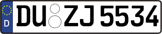 DU-ZJ5534