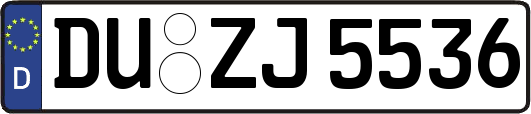 DU-ZJ5536