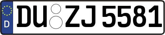 DU-ZJ5581