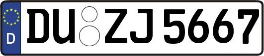 DU-ZJ5667