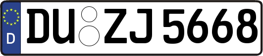 DU-ZJ5668