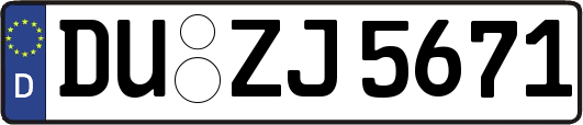 DU-ZJ5671