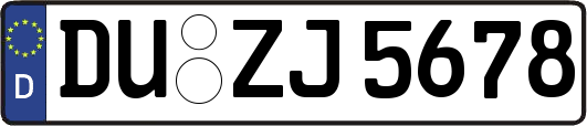 DU-ZJ5678