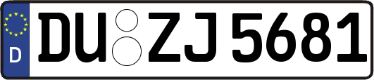 DU-ZJ5681