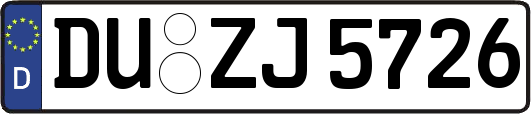 DU-ZJ5726