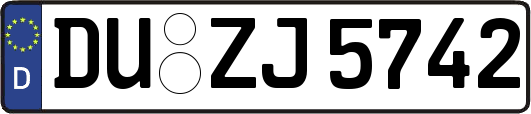 DU-ZJ5742
