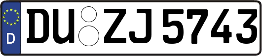 DU-ZJ5743