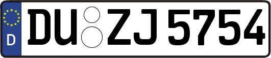 DU-ZJ5754