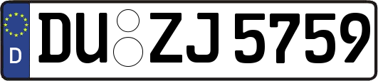 DU-ZJ5759