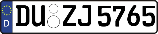 DU-ZJ5765