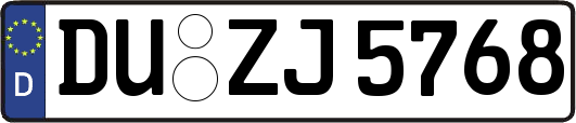 DU-ZJ5768