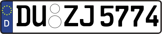 DU-ZJ5774