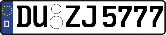 DU-ZJ5777
