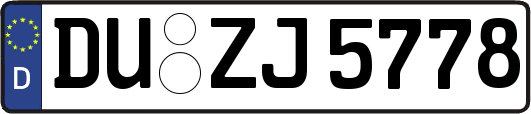 DU-ZJ5778