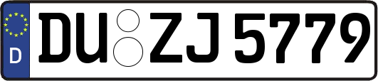 DU-ZJ5779