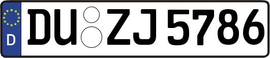DU-ZJ5786