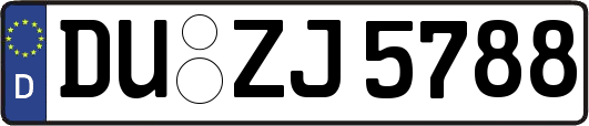 DU-ZJ5788
