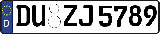 DU-ZJ5789