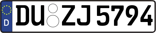 DU-ZJ5794