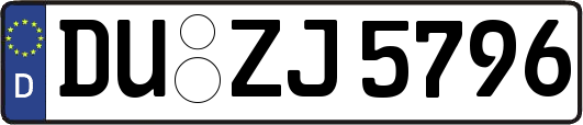 DU-ZJ5796
