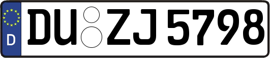 DU-ZJ5798