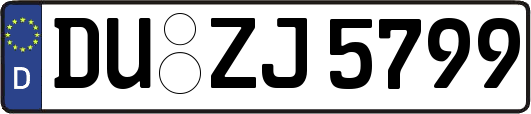 DU-ZJ5799