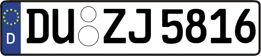 DU-ZJ5816