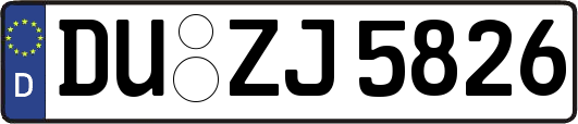 DU-ZJ5826